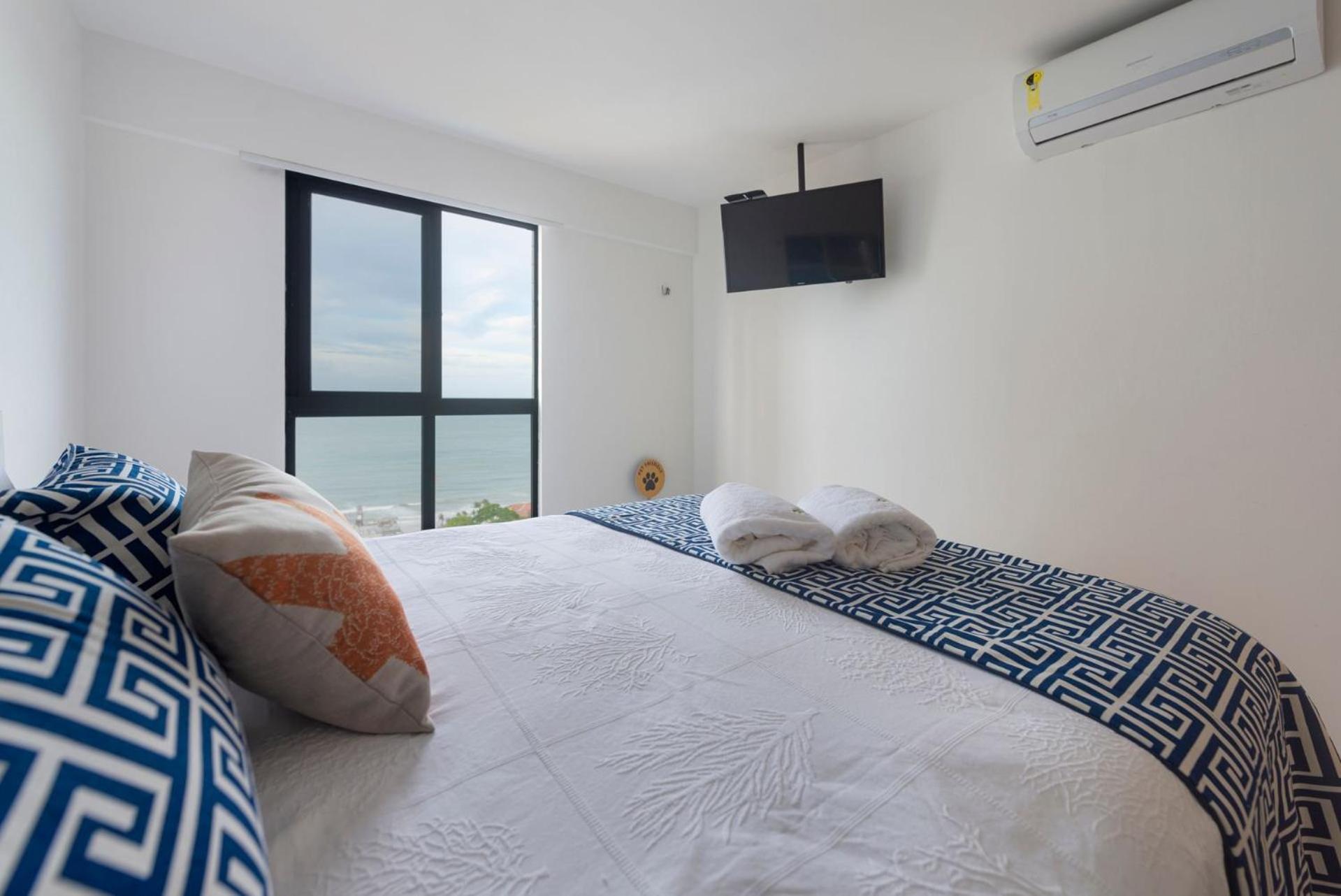 Vista Mar Da Praia De Pontanegra 2 Quartos Wifi 55 Mb Capacidade Para Ate 6 Pessoas E Pet Friendly 纳塔耳 外观 照片